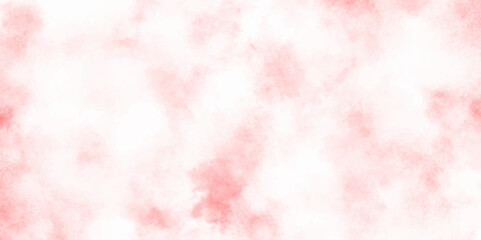 soft and cloudy texture of white clouds on pink or orange background, stained Light soft watercolor sky background, Pink rose tone abstract texture and gradients grunge paper texture background.