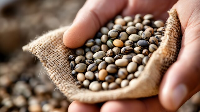 Farm producing organic seeds for gardeners, emphasizing sustainability and heirloom varieties