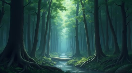 Secluded Onsen in the Forest, Supernatural Animation Motifs