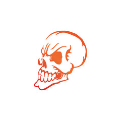 Skull head icon