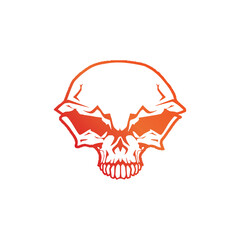 Skull head icon
