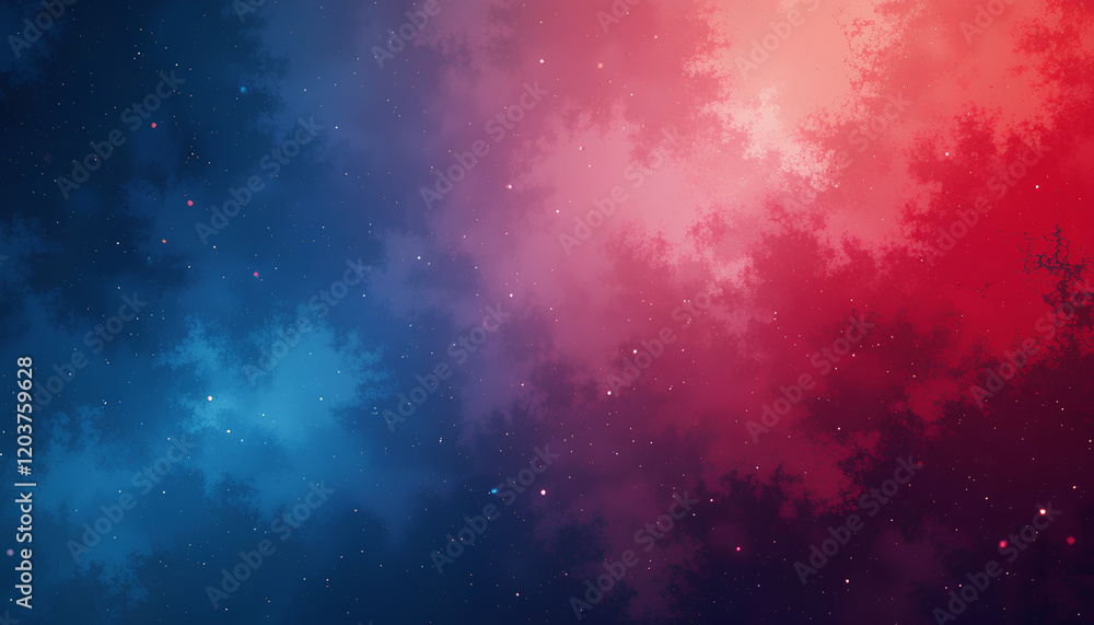 Poster red and blue abstract background