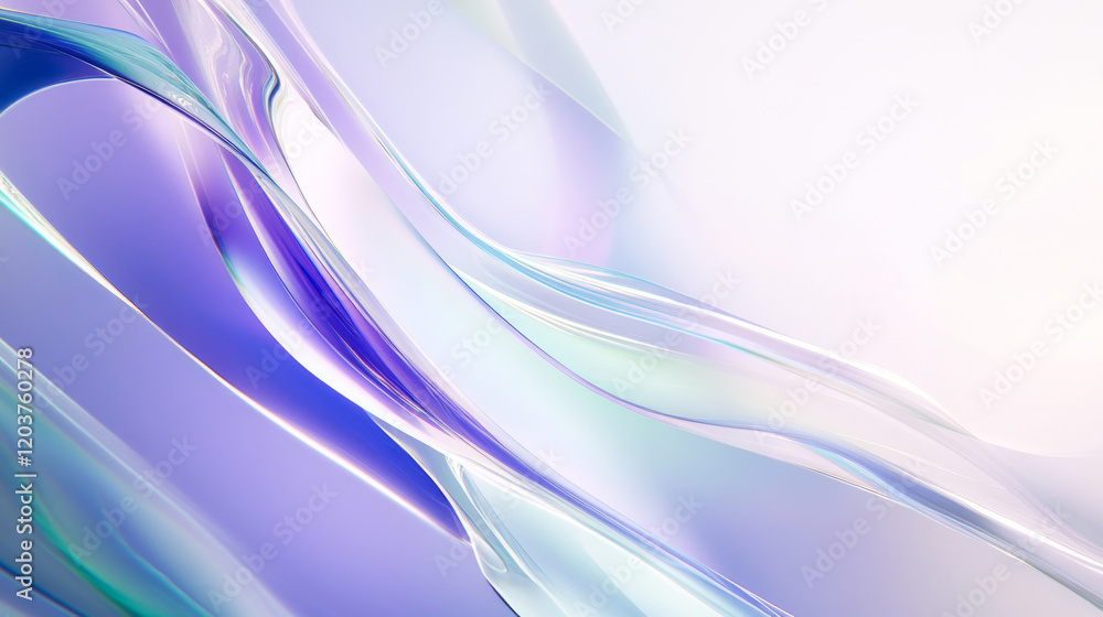 Poster tech art conference abstract light color gradient kv fluid