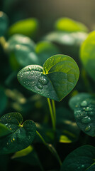 green leaves background 