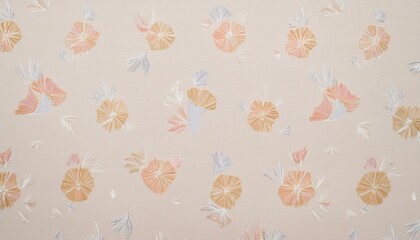 花柄の背景。AIで生成