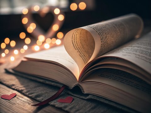 Love of Learning: Bokeh Education Book Stock Photo