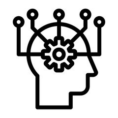 Obraz premium Intelligence Icon