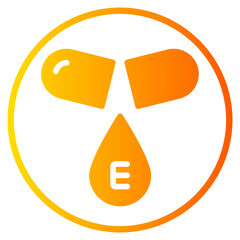 vitamin e gradient icon