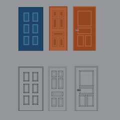 Door Icon for Architecture and Interior Design Projects