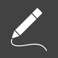 Elections Glyph Inverted illustration.