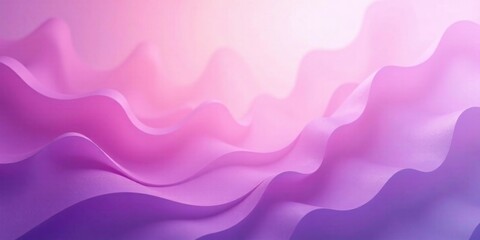 Obraz premium Abstract Lavender and Rose Hues Undulating Landscape Serene Flowing Forms in Soft Pastel Shades