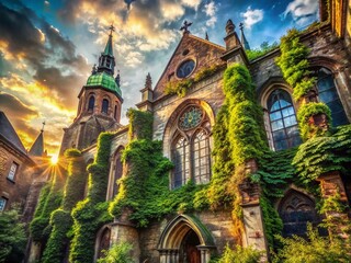 Obraz premium Lviv Cathedral: Urban Exploration Photography - Historic European Cityscape