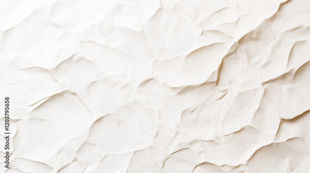 Poster textured white wall: abstract close-up of a textured white wall with a unique pattern of bumps and c