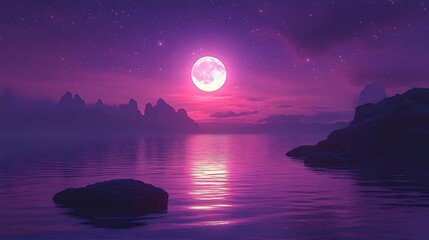 Night Sky Illuminating Stunning Desert Landscape