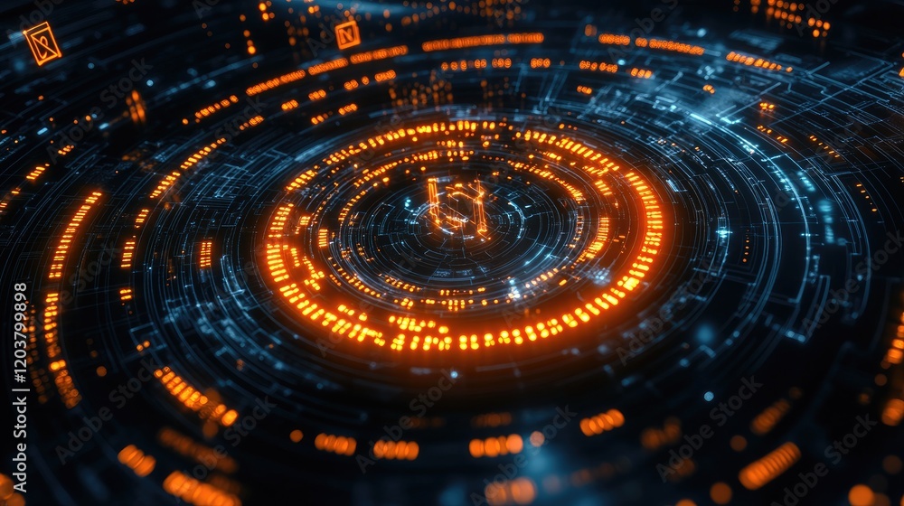 Poster a swirl of d geometric shapes symbolizing the process of data augmentation.