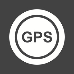 Maps & Navigation Glyph Inverted illustration.