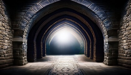 tunnel in the castle