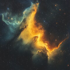 Obraz premium The haunting beauty of intergalactic artistry