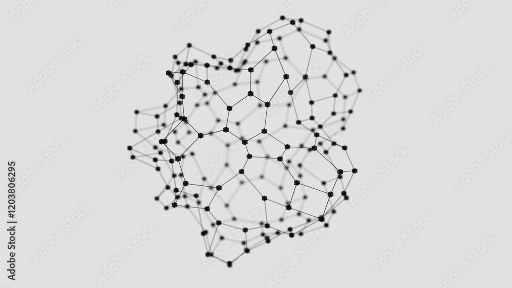 Poster Abstract Geometric Network Structure with Black Nodes