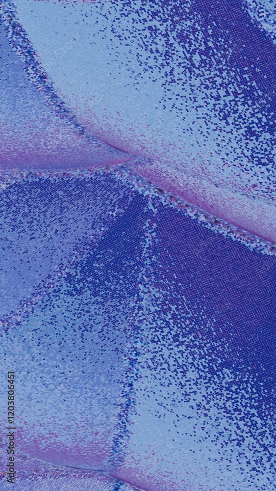 Aufkleber Abstract Mosaic Texture with Blue and Violet Gradient