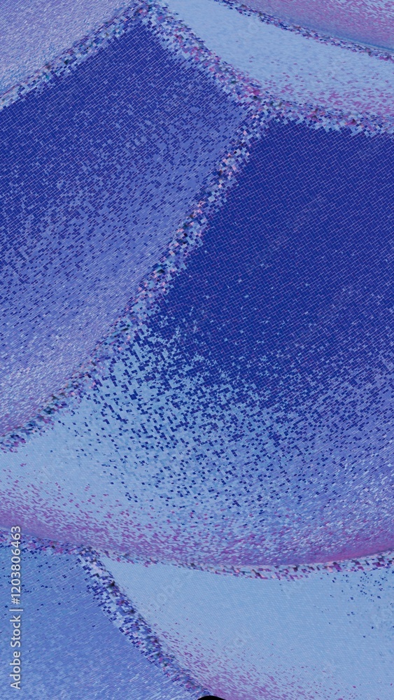 Poster abstract mosaic texture with blue and violet gradient