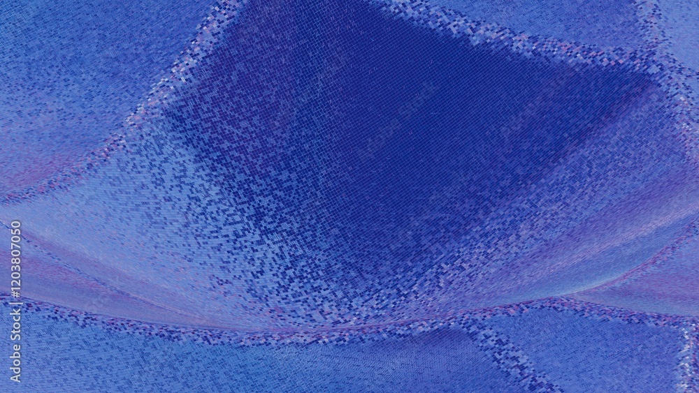 Aufkleber abstract mosaic texture with blue and violet gradient