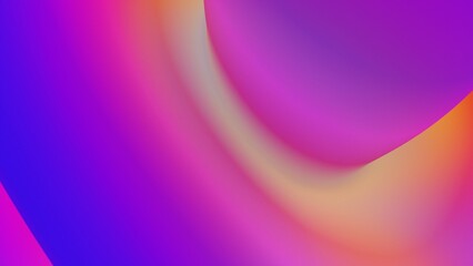 Abstract Gradient Waves in Vibrant Pink and Orange Tones