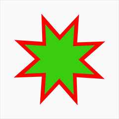 red and green ster © Md
