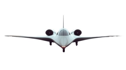 Futuristic Jet Aircraft: Sleek, futuristic jet aircraft design, showcasing innovative aerodynamics and cutting-edge technology.