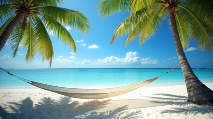 Serene Beach Hammock Paradise