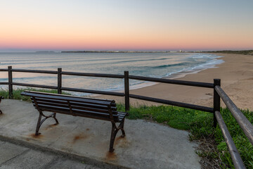 Consolação bei Peniche in Portugal zum Sonnenaufgang
