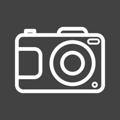 Photography Line Inverted illustration.