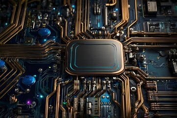 Electric technology abstract background