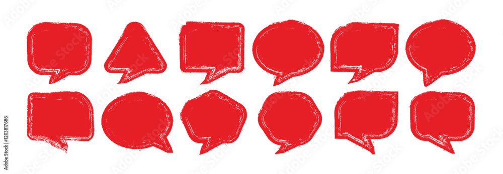 Poster grunge speech bubble icons set. black speech bubble collection. set of speech bubble. speech bubble 