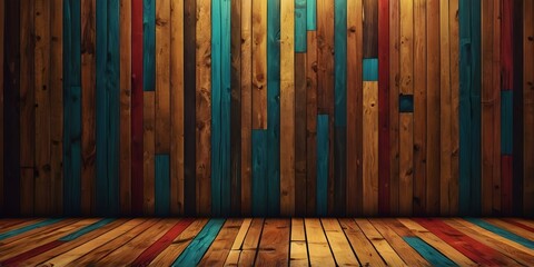 Wooden abstract background design illustration