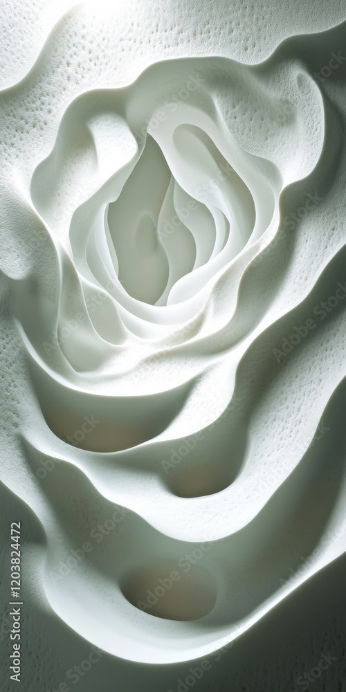 Poster abstract shapes in subtle textures top view art minimalist environment diffused light