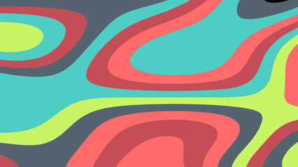 Obraz premium Funky and Groovy Bubble Pattern Lava Lamp Background