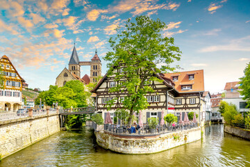 Altstadt von Esslingen am Neckar, Deutschland 