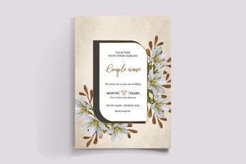 floral bridal shower invitation templates