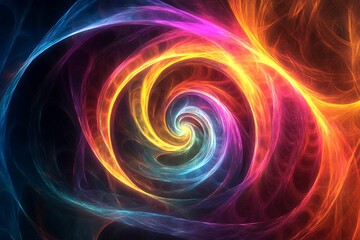 A beautiful abstract smooth colorful background with lighting