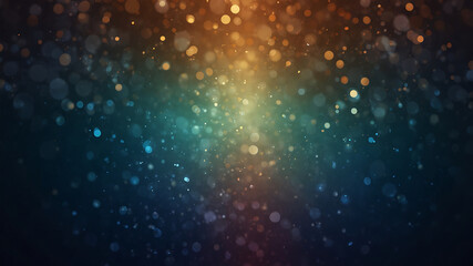 Colorful bokeh background with vibrant hues of orange, blue, and green for artistic designs
