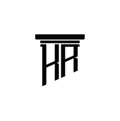 KR monogram logo design letter text name symbol monochrome logotype alphabet character simple logo