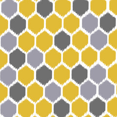 seamless pattern with honeycombs