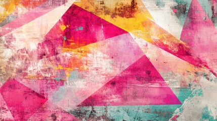 abstract background with triangles