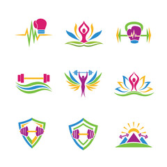 Holistic Health Approaches logo concept 