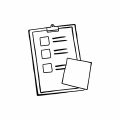clipboard with checklist, Clipboard Icon, clipboard, document icon, clipboard with check list