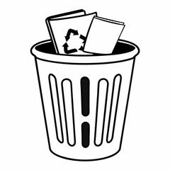 Trash Bin Icon, recycle bin icon