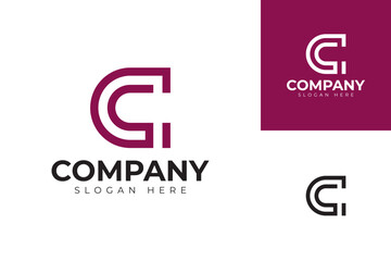 vector letter c logo premium template