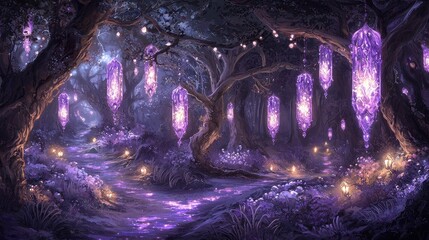A serene underwater city illuminated by glowing coral reefs and bioluminescent plants. Schools of ethereal fish glide gracefully through the crystal-clear waters, casting soft light onto the 