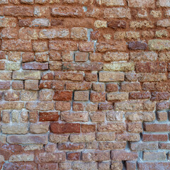 Old Red Brick Wall